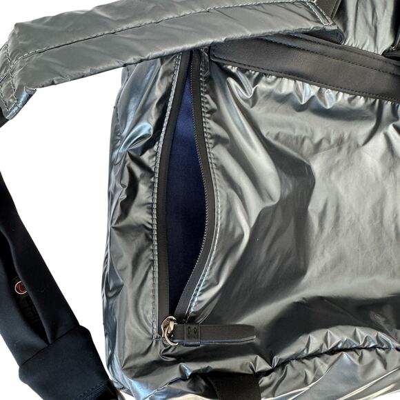 KENNETH COLE NY Backpack Gunmetal Grey Vesey Water Resistant Nylon Travel - Picture 8 of 16